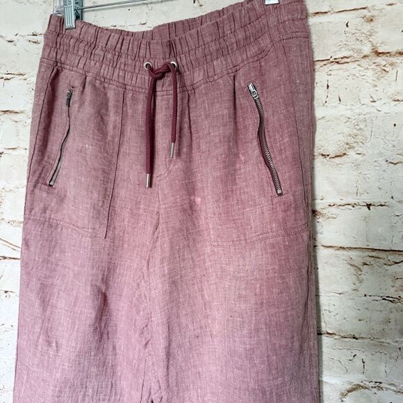 Athleta linen Cabo wide leg pants - Picture 3 of 5
